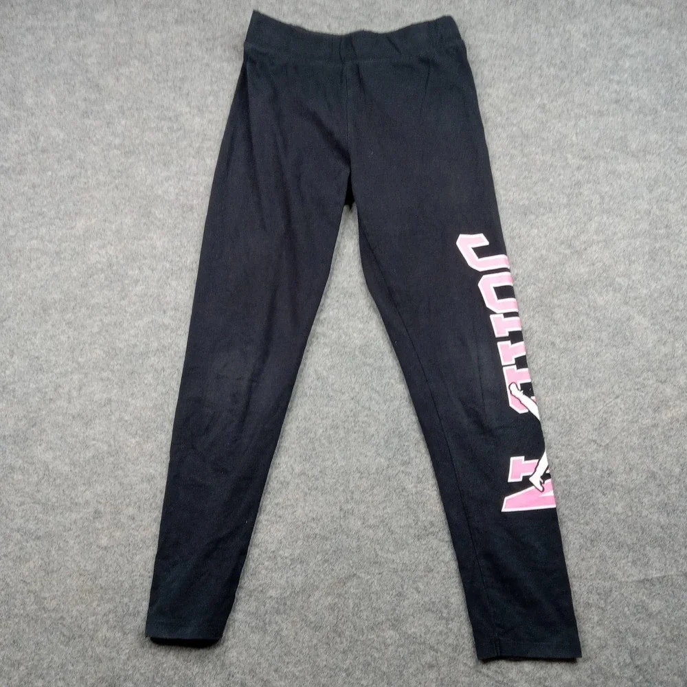 Jordan Pants Girls‎ XL Black Pink Leggings Jumpman Logo Graphic Athletic Stretch